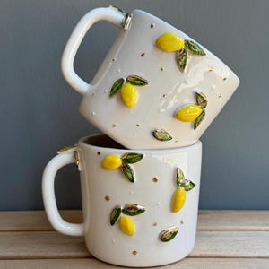 LEMON MUG - lemon ceramic coffee