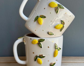 LEMON MUG - lemon ceramic coffee