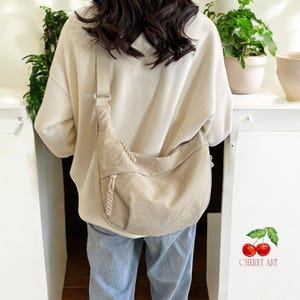 porté épaule en nylon tendance pour femme | Grand sac à bandoulière | Fourre-tout de travail de tous les jours | Sac à main de voyage léger | Sac grande capacité | Cadeau pour elle