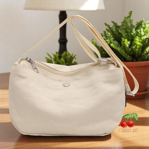bandoulière en toile vintage | Sac à main unisexe à bandoulière pour femme | Sac à main messager décontracté pour téléphone et articles essentiels | Cadeau pour elle