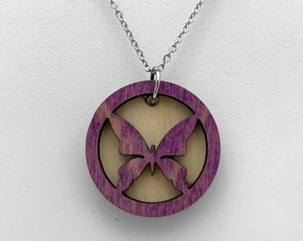 Butterfly Essential Oil Necklace, Aromatherapy Jewelry, Butterfly Essential Oil Jewelry, Diffuser Necklace, Butterfly Pendant, Gift for Her