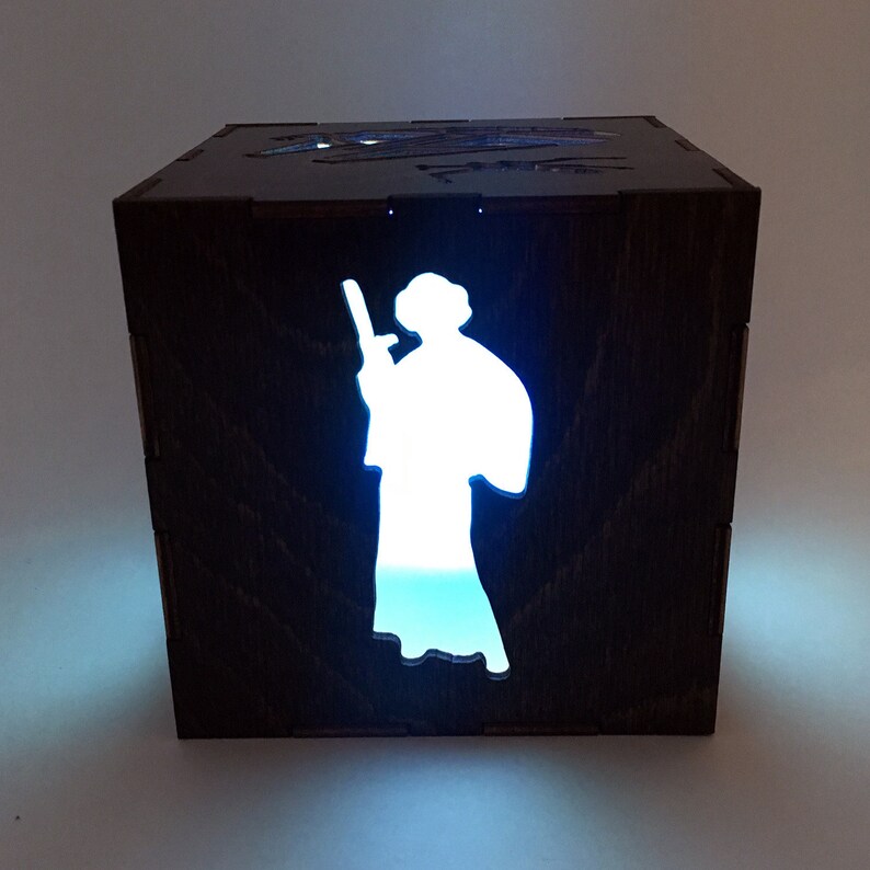 Star Wars Rebel LED Light Lantern, Jedi Knight Lamp, Millennium Falcon Decor, Luke Skywalker, Princess Leia, The Force, LED Lamp image 4