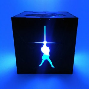 Star Wars Rebel LED Light Lantern, Jedi Knight Lamp, Millennium Falcon Decor, Luke Skywalker, Princess Leia, The Force, LED Lamp image 5