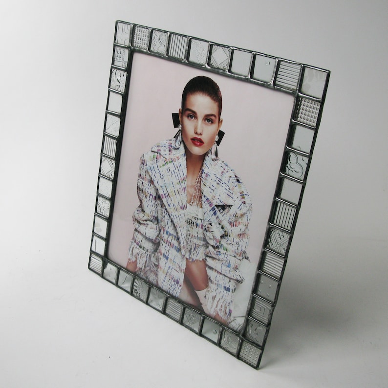 4x6-5x7-8x10 Picture frame Clear pattern glass