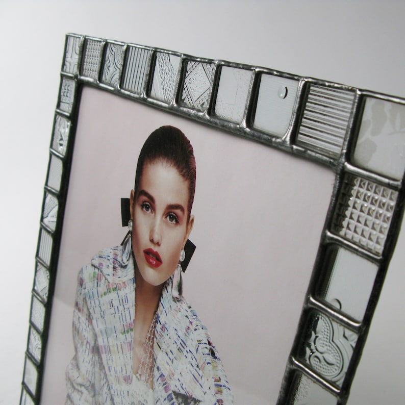 4x6-5x7-8x10 Picture frame Clear pattern glass