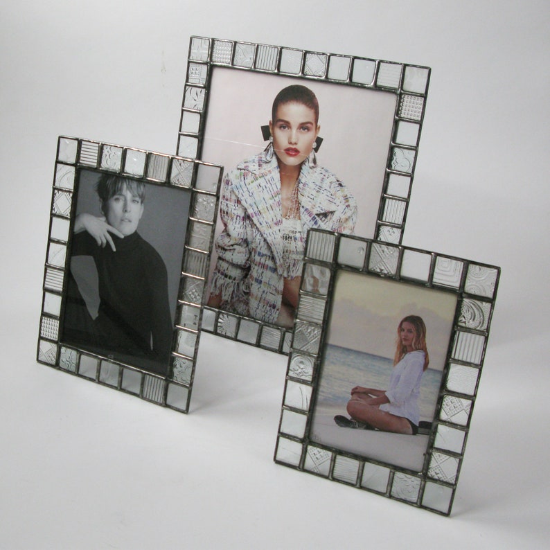4x6-5x7-8x10 Picture frame Clear pattern glass