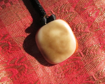Eleanor Roosevelt pendant - Fused glass - One of a kind