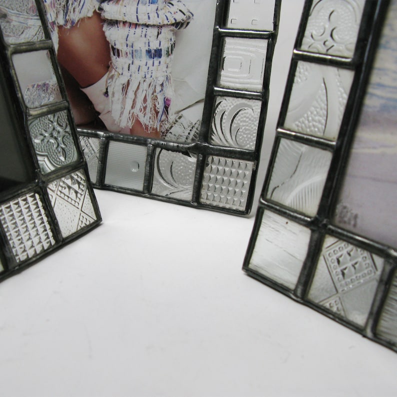 4x6-5x7-8x10 Picture frame Clear pattern glass