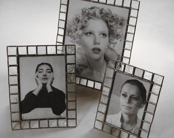 Picture frame - 4x6 - 5x7 - 8x10 - Clear pattern glass
