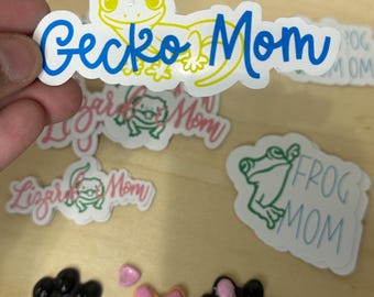 Gecko mom stickers