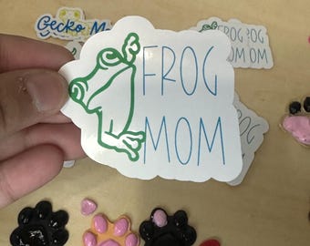 Frog mom stickers