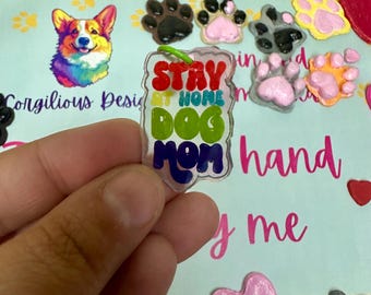 Blijf thuis hond moeder telefoon bedel