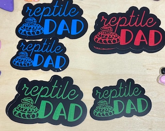 Reptiel Papa-sticker