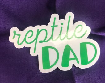 Reptile Dad sticker
