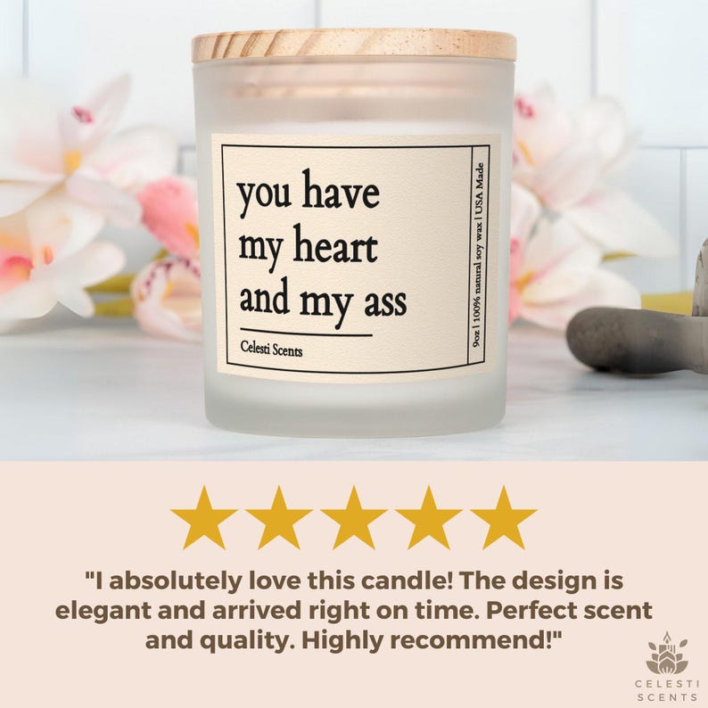 Anniversary Gift Funny Candle Valentines Day Gifts Gag Gift for Husband