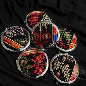 Tatreez Pocket Mirrors