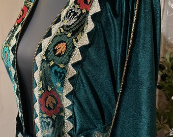 Velvet Tatreez Abaya