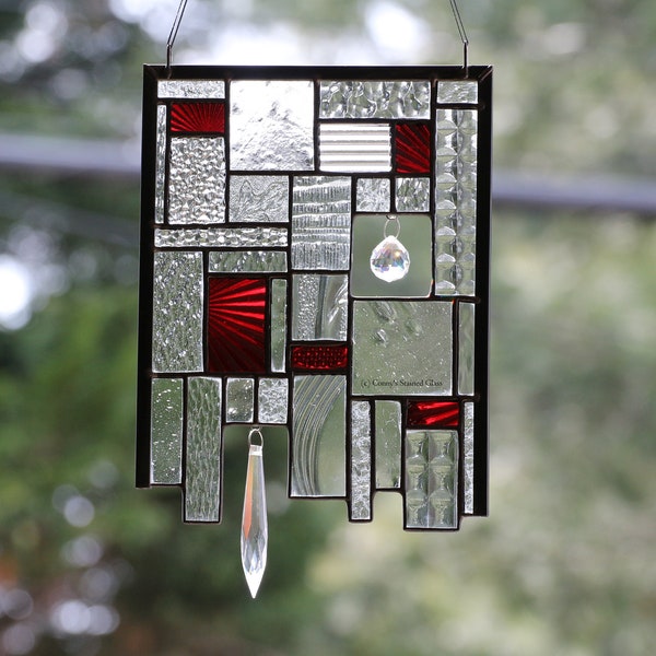 Stained Glass Panel Suncatcher