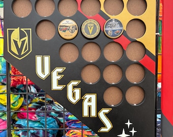 Nevada Shape Hockey Puck Boards for VGK - Variety of Styles!