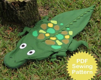 Wally the Alligator Bag Sewing PATTERN