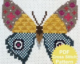 Butterfly Cross Stitch PDF PATTERN