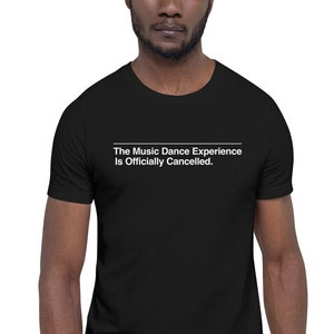 The Music Dance Experience Officially Cancelled Shirt Inspired by Severance TV Lumon Macrodata Refinement Unisex Tee in Soft Cotton image 7