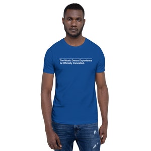 The Music Dance Experience Officially Cancelled Shirt Inspired by Severance TV Lumon Macrodata Refinement Unisex Tee in Soft Cotton image 5