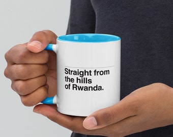 Severance TV, Straight from the Hills of Rwanda, 11oz Lumon Mug with Accent Color