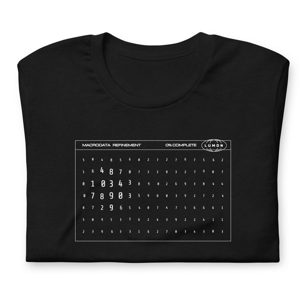 Scary Numbers, Lumon Severance TV Shirt, Unisex Tee