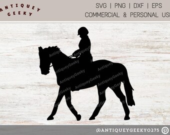 Horse with Equestrian SVG - Silhouette SVG - Horse SVG File - Horse Svg - Equestrian Svg - Horse Riding Svg - Horse with Equestrian Clipart