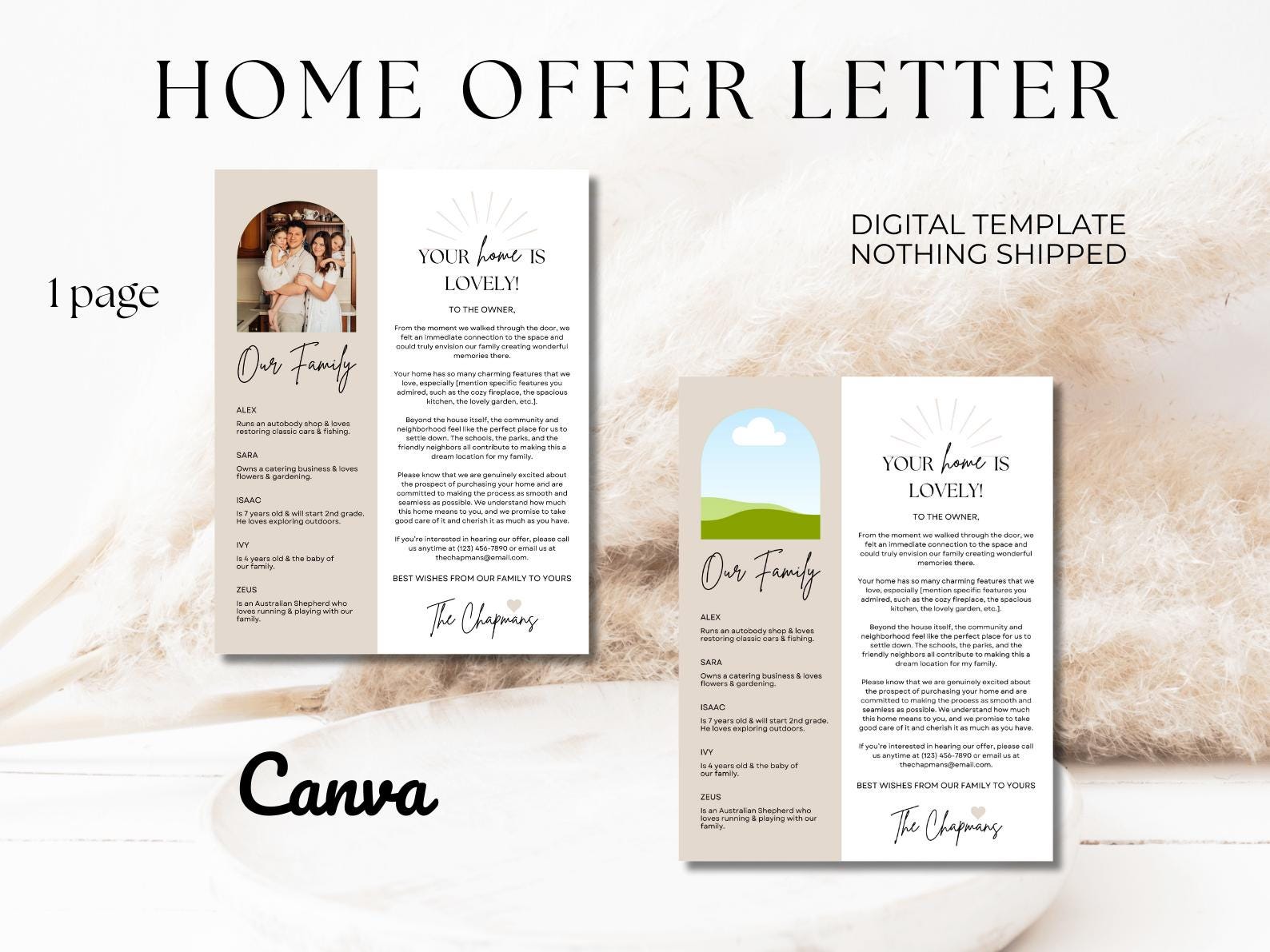 Home Offer Letter Template Home Offering Letter Home Love Letter Home Offer Letter Template Home Offering Letter Home Love Letter