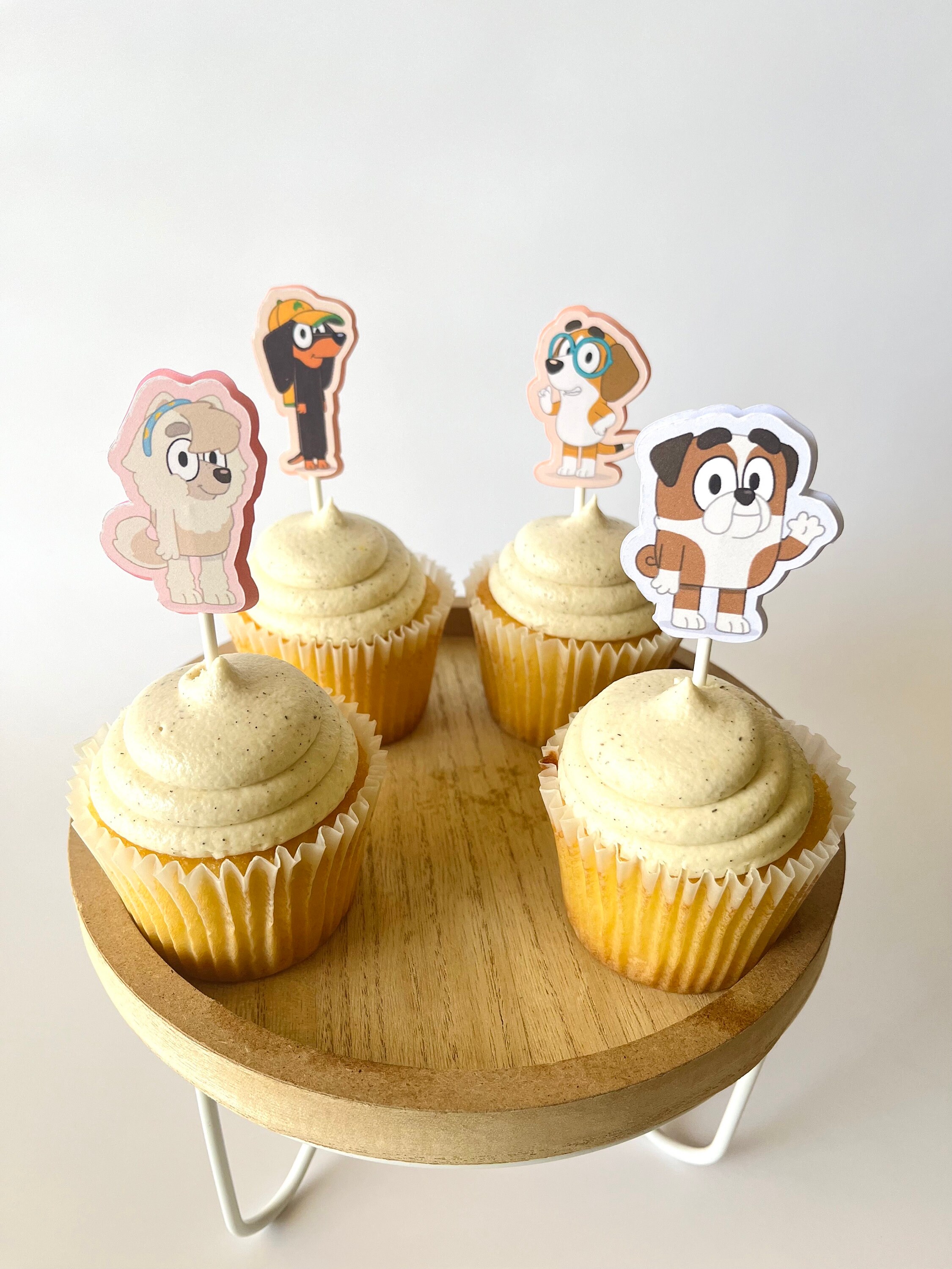 Bluey Cupcake Topper Set of 12