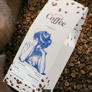 Coffee Bag Personalized / The Perfect Blend Wedding Favor/ Coffee Wedding Favor Bag/ Custom Coffee Bag/ Present / Gift/ Cristmas /Love