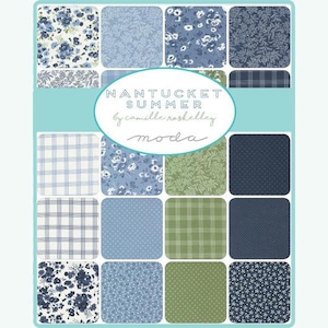 Nantucket Summer Jelly Roll by Camille Roskelley & Moda Fabrics