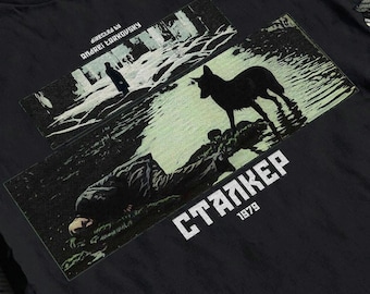 Stalker 1979 Movie T-Shirt: Andrei Tarkovsky Cult Film Apparel