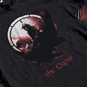 The Crow Movie Shirt, Eric Draven Goth Tshirt, Brandon Lee Fan, Cult Movie Tee, 1994 Vintage Dark Art, Gift for Goth