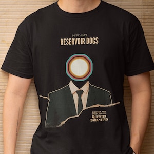 レザボア・ドッグス Tシャツ | クエンティン・タランティーノ Tシャツ - ユニークなグラフィックシャツ - ヴィンテージフィルムノワールスタイル