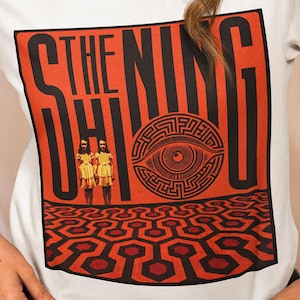 The Shining Movie T-Shirt, Stanley Kubrick Fan Art, Iconic Cult Movie Shirt, Streetwear, Gildan 5000, Best Gift for Film Buffs, Y2K