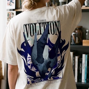 Disco Elysium "Volition" T-shirt — Vägen till läkning är en lång, dubbelsidig unisex-t-shirt
