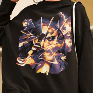 Vi Arcane Sweatshirt, Unisex Heavy Blend, LOL, Gaming Apparel, Jinx Merch, Arcane Vi, Anime Streetwear