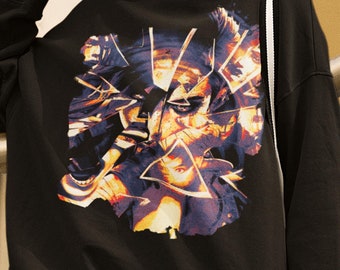 Bluza z grafiką Vi Arcane, unisexowa odzież gamingowa LOL
