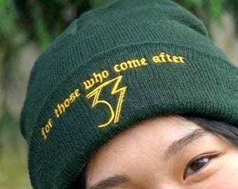 Expedition 33 Knit Beanie: Embroidered "For Those Who Come After"