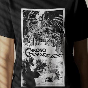 Chrono Trigger T-Shirt, Vintage 90s Snes Jrpg, Retro Video Game Streetwear