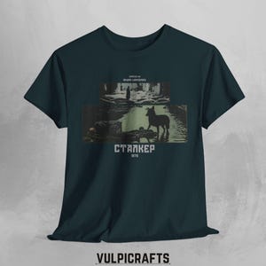 Stalker 1979 Movie T-Shirt: Andrei Tarkovsky Cult Film Apparel Midnight