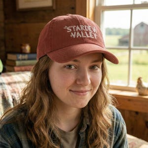 Stardew Valley Vintage Corduroy Gamer Cap (Embroidered) image 2