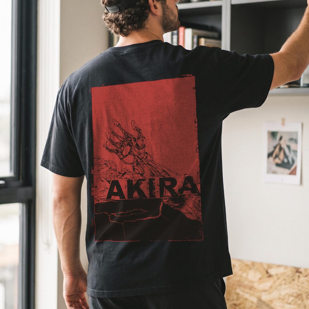アキラTシャツ：レトロマンガグラフィックTシャツ - 日本のストリート