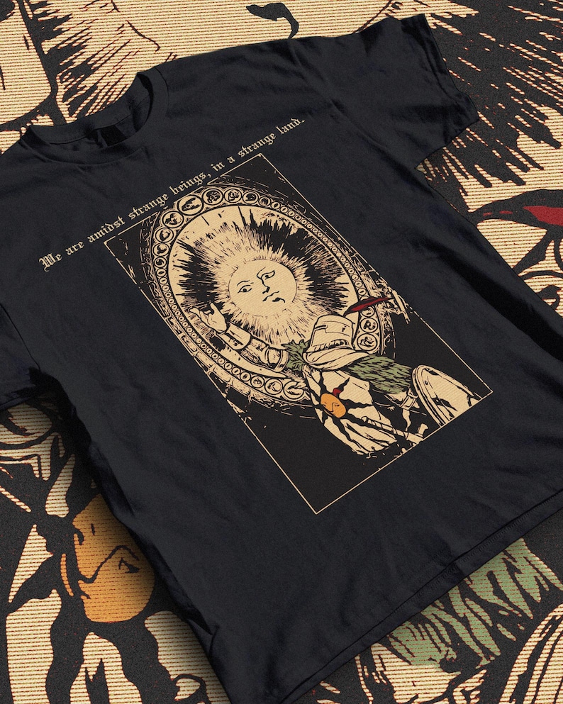 Camiseta Solaire de Dark Souls: Camiseta Praise the Sun / Camiseta de Dark Souls II / Camiseta Soulsborne / Camiseta gráfica Warrior of Sunlight imagen 2