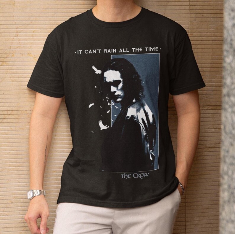 The Crow T-Shirt: Eric Draven, Brandon Lee - Goth Cult Classic image 2