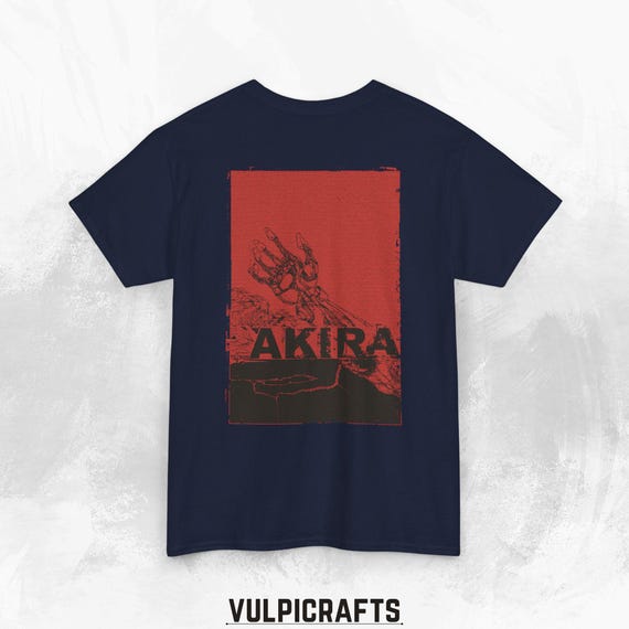 Akira T-shirt: Retro Manga Graphic Tee - Japanese Streetwear - Etsy