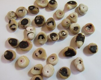 Cooked OOAK My Design Some Slight Salmon Color Britz Beads Supply Super Irregular 10mm To 14mm 30 Nugget Coral Soaked Funky Tumbled